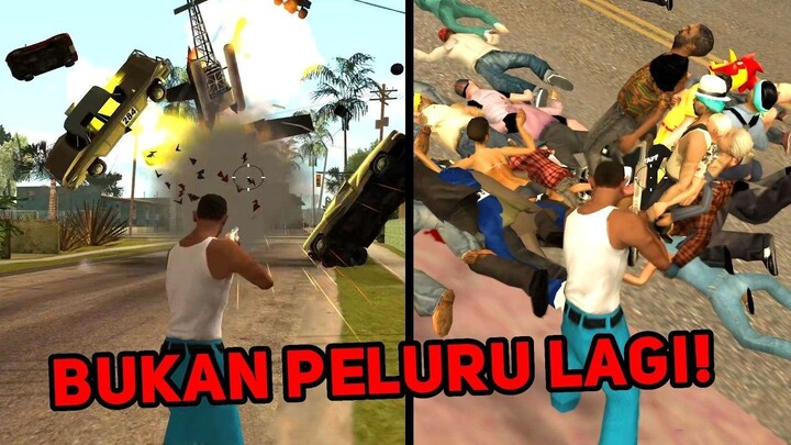Bayangin Kalo Lu Nembak Keluarnya ORANG Sama MOBIL Di GTA San Andreas!