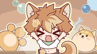 [Genshin Impact / Handwriting] Goro bounces for 40 seconds丨The Shiba Inu's ＼(・ω・＼)SAN 値!(／・ω・)/Crisis! !