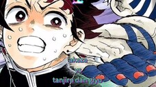 akaza bertemu dengan tanjiro dan giyu