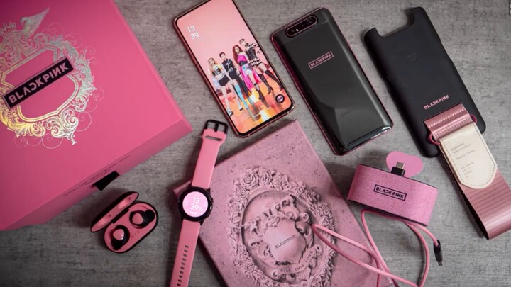 【BLACKPINK】แฟนมีตติ้ง kill this love แกะกล่องชุดเซ็ต Samsung A80 ฉบับพิเศษ
