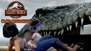 Mosasaurus Ocean Chase | JURASSIC WORLD CAMP CRETACEOUS | NETFLIX