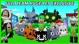 Amazing! Aku Menggunakan Full Team Huge Pet Untuk Menamatkan Pet Simulator X