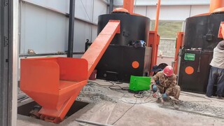 How to generate electricity using a low temperature magnetic waste pyrolysis furnace