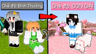 Mèo Simmy Thử Thách 24H Chơi Minecraft Chỉ "DÀNH CHO CON GÁI"