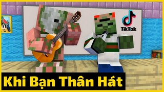 [ Video Lồng Tiếng Troll ] Khi Thằng Bạn Thân Hát - Khi Thằng Bạn Thân Ra Đi | Minecraft Animation