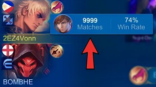 9999 MATCHES GUSION IN RANKED GAME!!😱