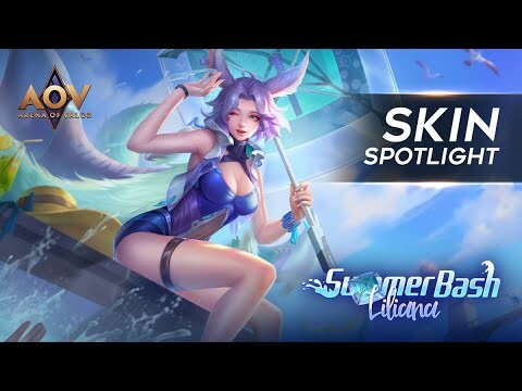 Liliana Summer Bash Skin Spotlight - Garena AOV (Arena of Valor)