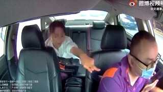 The driver was beaten by an out-of-control fairy. How should the male driver protect himself in this