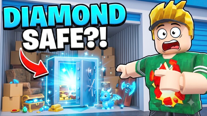 I Found a DIAMOND SAFE in the NEW Storage Hunter Area! #storagehunter #roblox