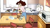 Crayon Shin-chan famous scene - Meiya's busy morning