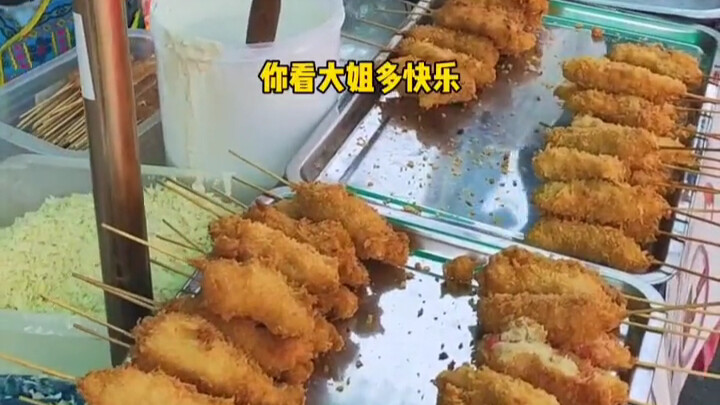 Thai Cuisine: Street-side Tempura Skewers—So Delicious and Incredibly Cheap It's Hard to Believe!