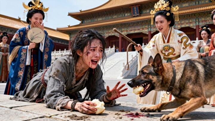🔥The poor princess fights dogs for food, secretly swearing to drag everyone into hell!