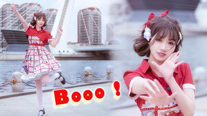 【梦妮儿】 booo  元气翻跳！一镜到底，今天的风分外喧嚣