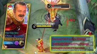 CHOUBOWO.EXE - KETEMU ORANG ORANG LUCU BIKIN NGAKAK😂🤣 mobile legends funny moments