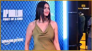 Mrunal Thakur Looking Gorgeous In Bodycon Dress Arrive At AP Dhillon's 'First of a Kind Screening