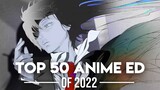 My Top 50 Anime Endings of 2022