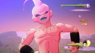 Dragon Ball Z Kakarot - Kid Buu vs SSJ3 Goku & SSJ2 Vegeta Boss Battle Gameplay (Full Fight)