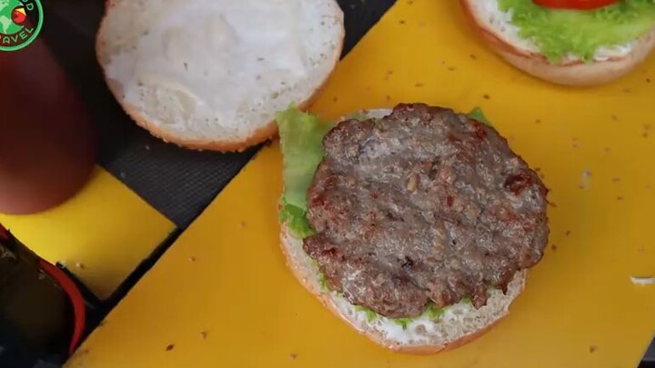 Xe HAMBURGER Từ 35K Xịn Sò Ở Vỉa Hè Dùng Loại Bơ Ngon Nhất Thế Giới