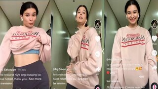 Anji Salvacion New tiktok Video kapalit ng requested drawing niya! Sexy naman yan!😍 #anjisalvacion