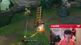 T1 Faker đụng độ boy one champ Riven Hàn Quốc và cái kết