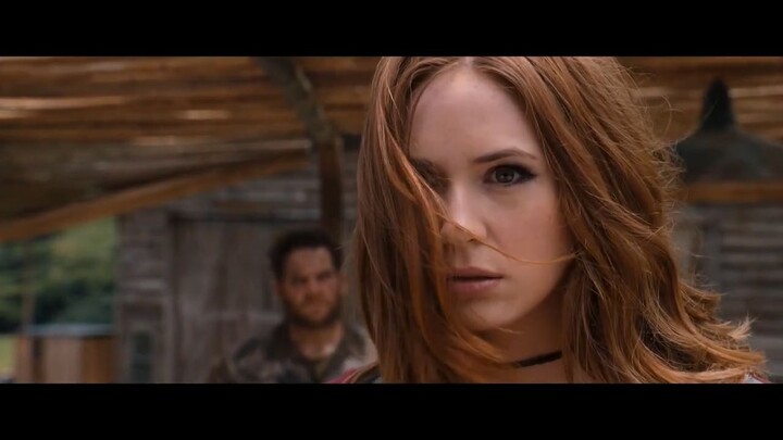 Welcome to Jumanji  - Incredible Helicopter  Encounter Scene