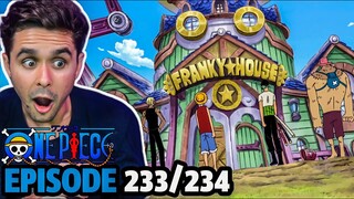 "WHO IS FRANKY?!" One Piece Ep. 233,234 Live Reaction!