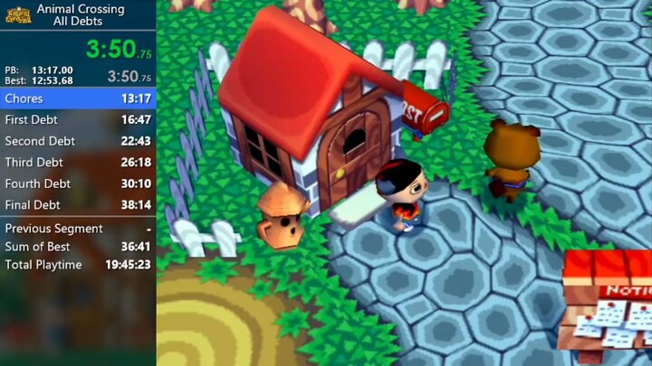 Animal Crossing 2001: Quick Debt-Free Run in 36:17