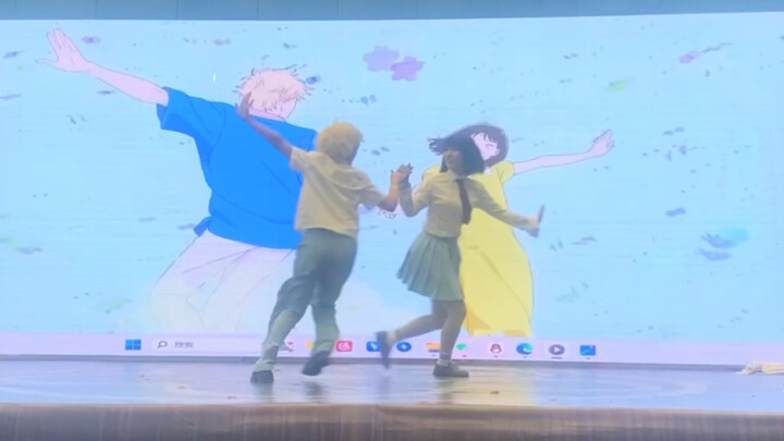 去漫展跳了跃动青春op！！太快乐了！！！！