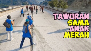 TAWURAN PECAH DI DEPAN FEDERAL - Cerita Dudung GTA V #110