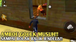 AMBOE BERCANDA!! GOCEK MUSUH SAMPE BOLAK BALIK DARI JENDELA🤣😂