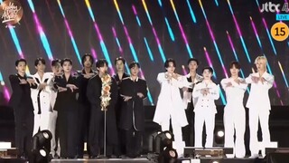 【seventeen-金唱片三次领奖】次人真的，我哭死！！！！！！！