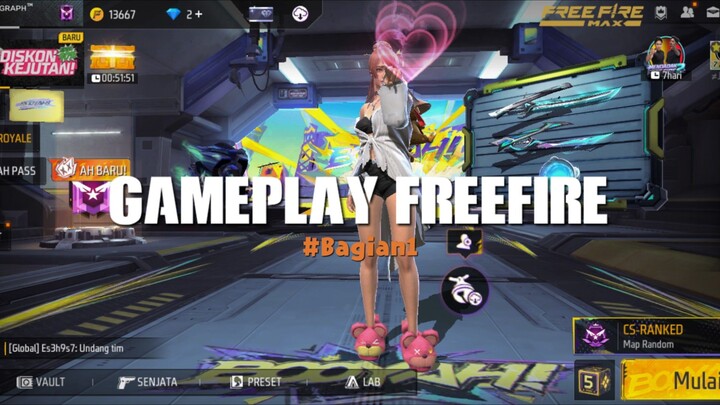 #Bagian 1 | Gameplay free fire CS Rank Mode