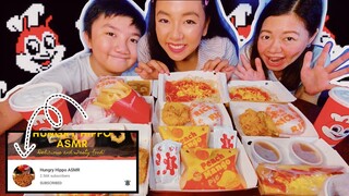 JOLLIBEE ASMR MUKBANG | with HUNGRY HIPPO ASMR