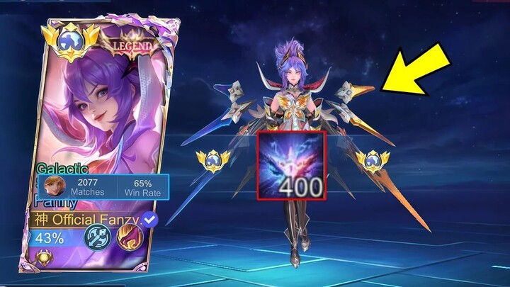THIS IS WHY MY LEGEND FANNY HIT 400 STACKS  [BEST EMBLEM] HOW STRONG IS THIS - M