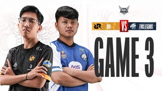 RRQ vs EVOS LEGENDS | Playoffs DAY 3 - MATCH 1 GAME 5 #MPLIDS11