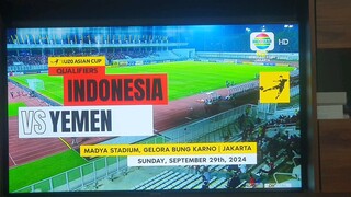 Indonesia × Yemen !!! Indo menang 1-0 🇲🇨🇲🇨🇲🇨