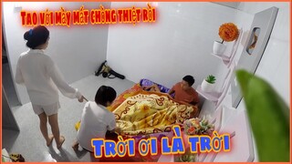 Bắt Gặp Tại Trận Cảnh Với Ní Xuyên Trùm Mềnh Trong Phòng