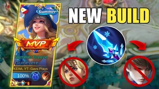 GUINEVERE NEW BUILD ENEMY AUTO ONE SHOT | GUINEVERE TOP 1 GLOBAL GAMEPLAY - MLBB