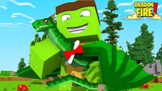 WE GOT A DRAGON AS A GIFT?! - Minecraft DragonFire Server