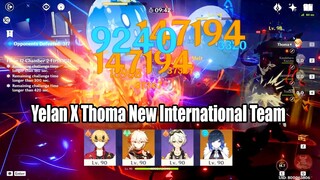 Yelan X Thoma New International Team - 2.7 Floor 12 & Open World Showcase Gameplay