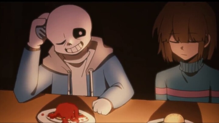 【undertale handwritten animation/Sans center】Bones