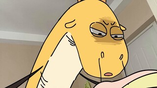 What I can't let my wife do to me in the new year! | Original animation | My dad is a dragon