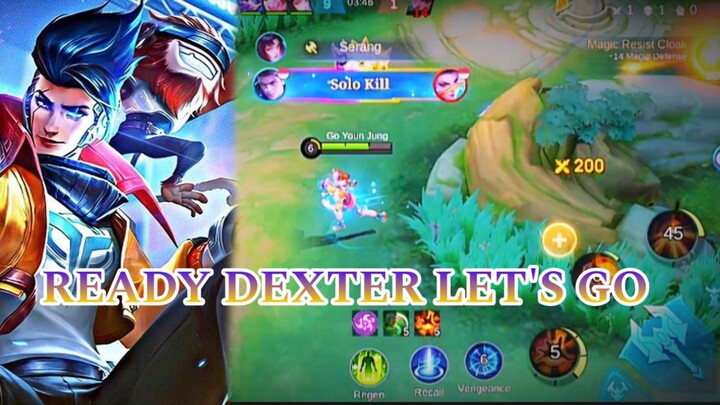 READY DEXTER LET'S GO