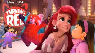 Disney Princesses with Mei-mei and Abby | "Turning Red" Parody [Fanmade Scene]