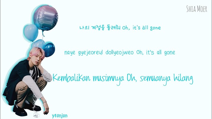 TXT (투모로우바이투게더) - We Lost The Summer [Han/Rom/Ina] Color Coded Lyrics | Lirik Terjemahan Indonesia