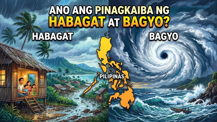 Ano ang Pinagkaiba ng Habagat at Bagyo? (TAGALOG ANIMATION VIDEO)