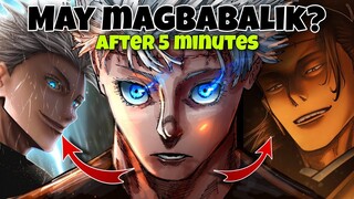 SINO ANG BABALIK AFTER 5 MINUTES!! 😱 Jujutsu Kaisen Chapter 261/262 Tagalog Review and Predictions