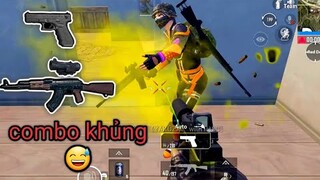 PUBG Mobile - Thử Thách Cầm Lục P18C + AKM X6 | Sấy Như Hack Và Cái Kết Kinh Hoàng