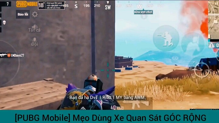 mẹo dùng xe Quan sát góc rộng