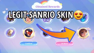 100% Legit Sanrio Skin in 10x Draw | Floryn in Cheap Price | MLBB